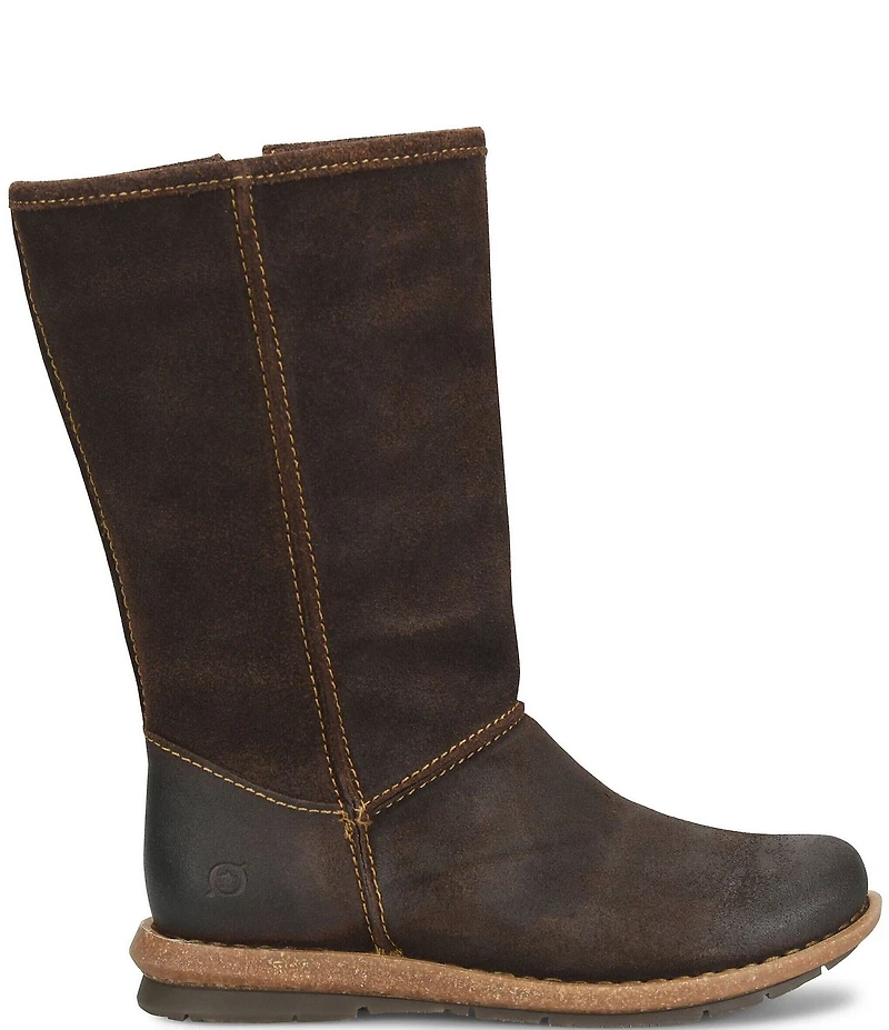 Born Salee Distressed Suede Mid Calf Boots