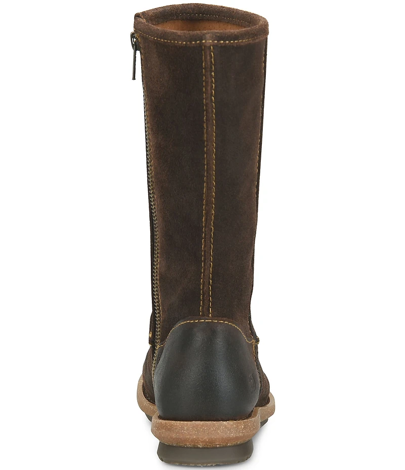 Born Salee Distressed Suede Mid Calf Boots