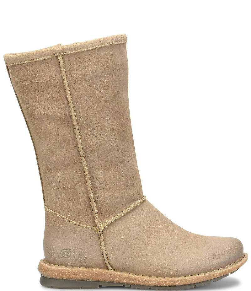 Born Salee Distressed Suede Mid Calf Boots