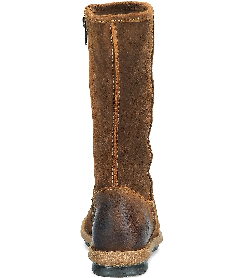 Born Salee Distressed Suede Mid Calf Boots