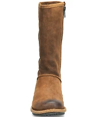 Born Salee Distressed Suede Mid Calf Boots