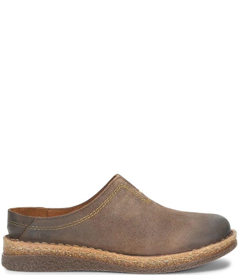 Born Seana Suede Clogs