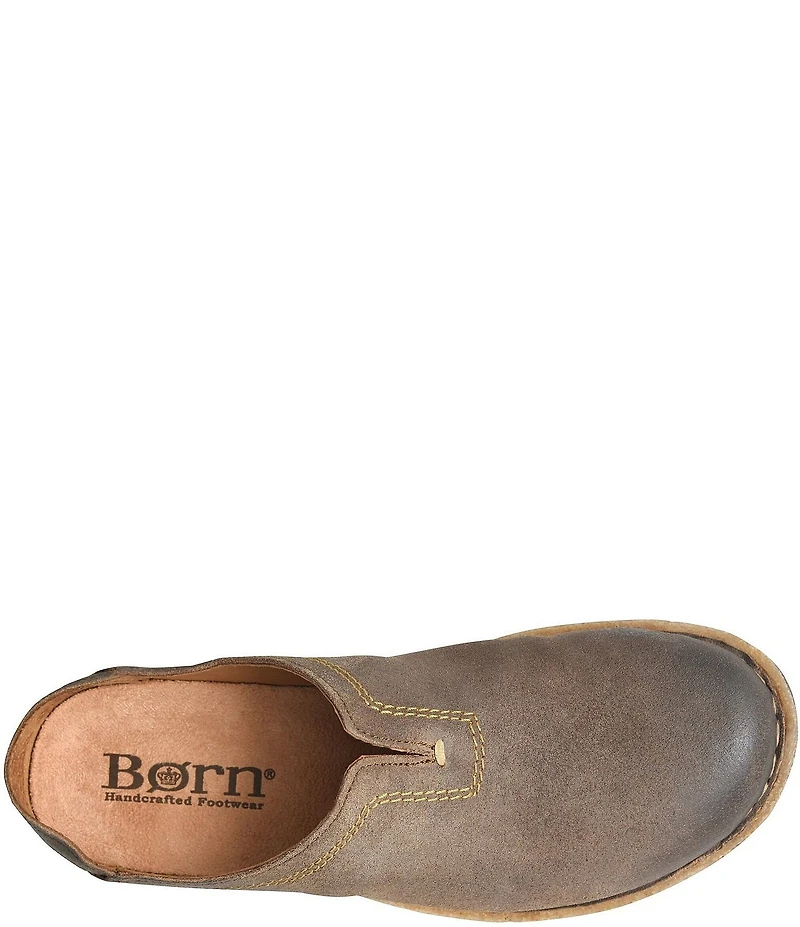 Born Seana Suede Clogs