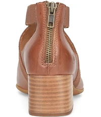 Born Searing Leather Stretch Elastic Shooties
