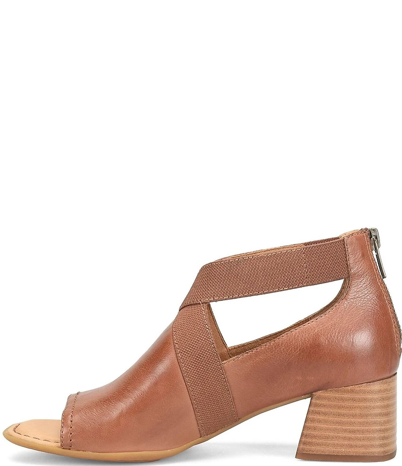 Born Searing Leather Stretch Elastic Shooties