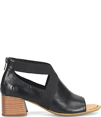 Born Searing Leather Stretch Elastic Shooties