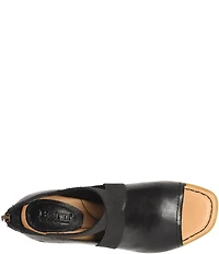 Born Searing Leather Stretch Elastic Shooties