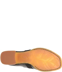 Born Searing Leather Stretch Elastic Shooties