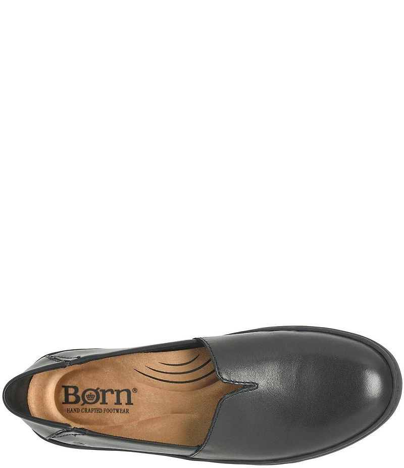 Born Sebra II Leather Loafers