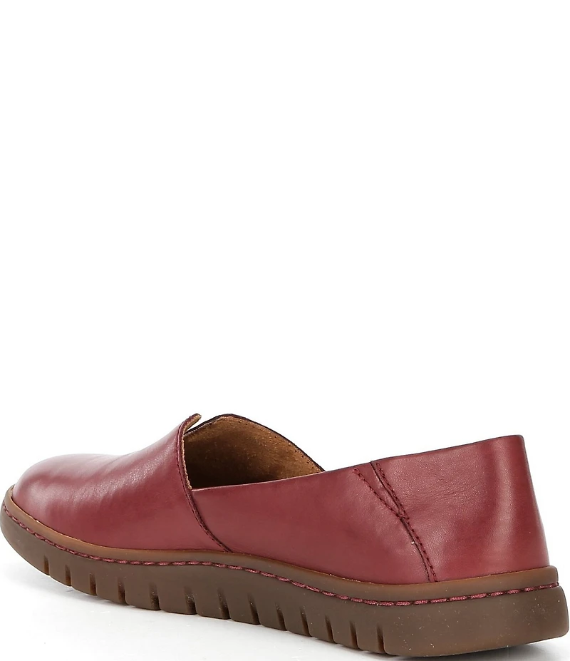 Born Sebra II Leather Loafers