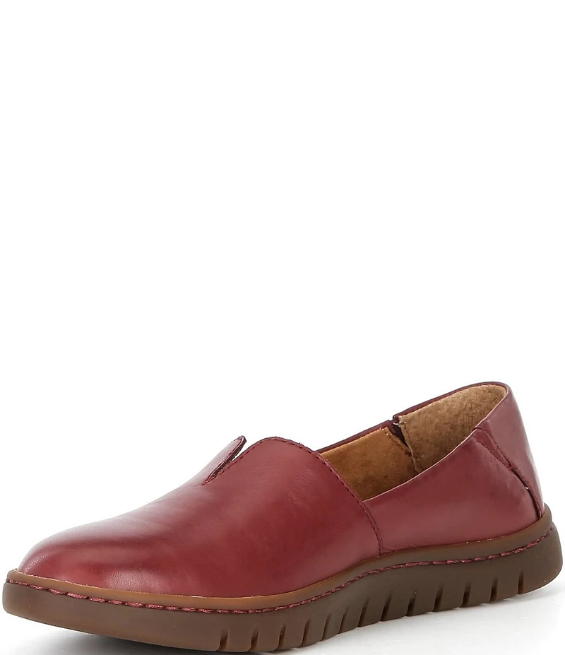 Born Sebra II Leather Loafers