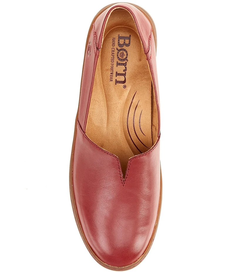 Born Sebra II Leather Loafers