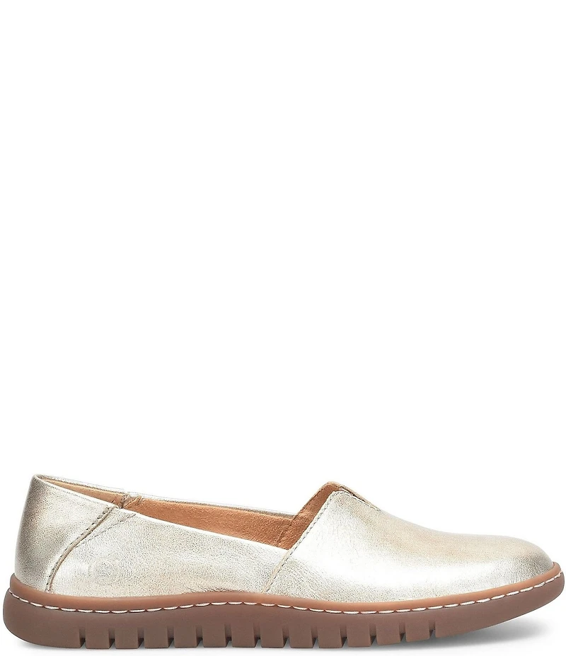 Born Sebra II Leather Loafers