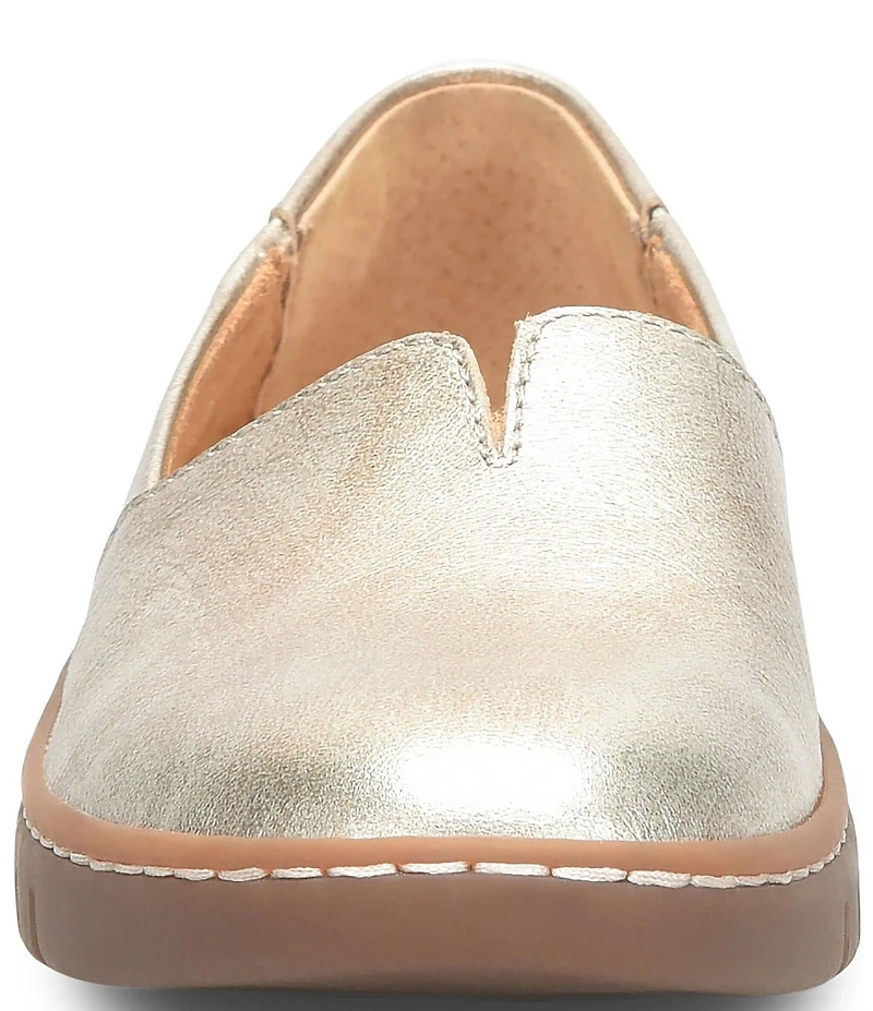 Born Sebra II Leather Loafers