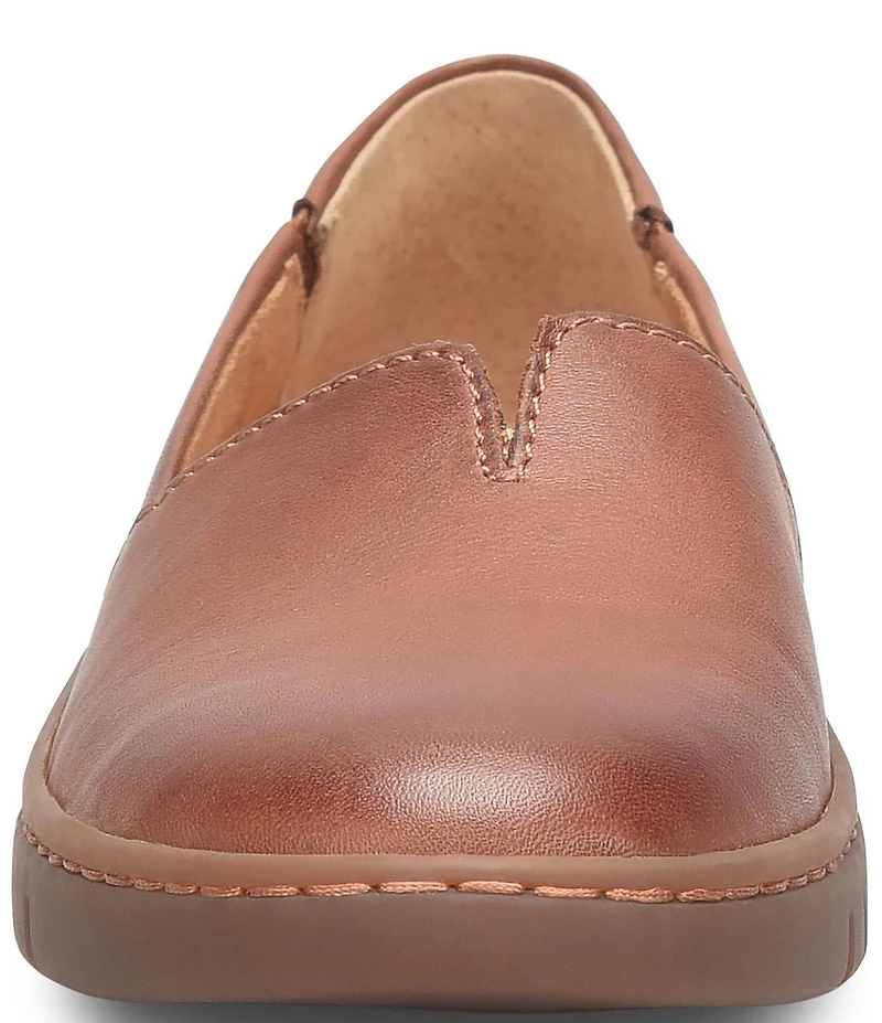 Born Sebra II Leather Loafers