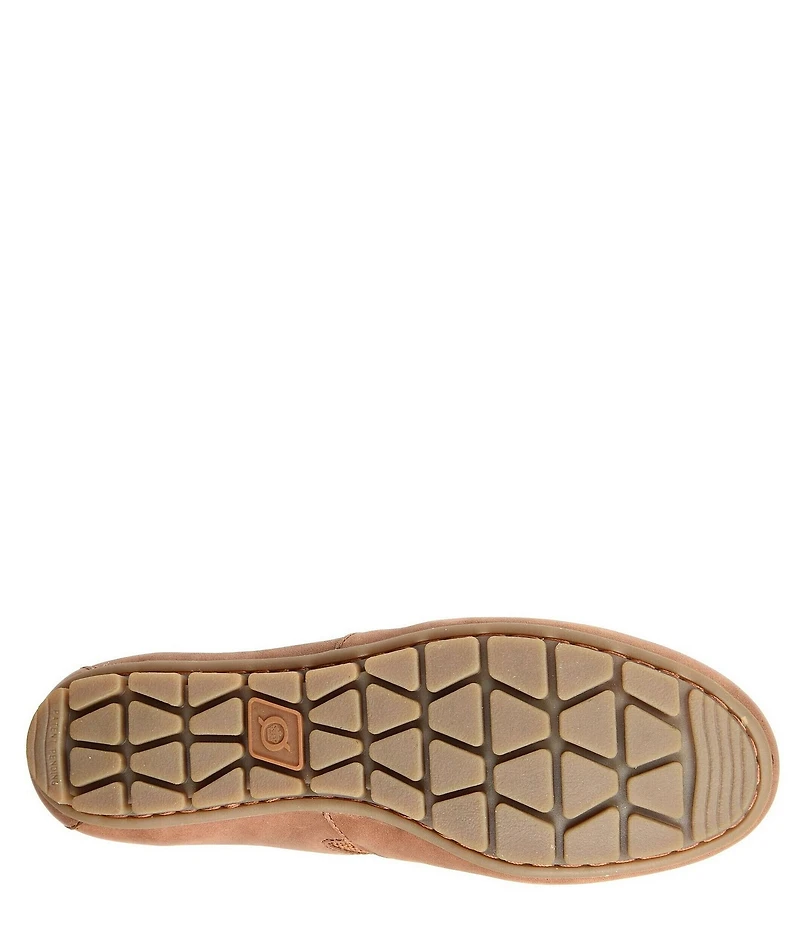 Born Sebra Nubuck Slip On Loafers