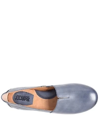 Born Sebra Leather Slip On Loafers