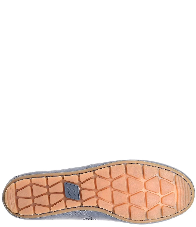 Born Sebra Leather Slip On Loafers
