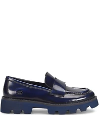 Born Sigge Leather Lugged Platform Loafers