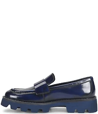 Born Sigge Leather Lugged Platform Loafers