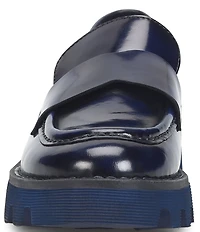 Born Sigge Leather Lugged Platform Loafers