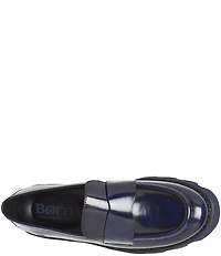 Born Sigge Leather Lugged Platform Loafers