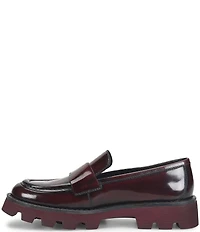 Born Sigge Leather Lugged Platform Loafers
