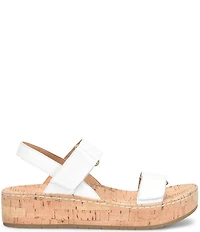 Born Sloan Leather Platform Wedge Sandals