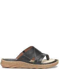 Born Sorja Sport Leather Thong Slide Sandals