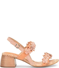 Born Springs Suede Flower Ornament Banded Slingback Dress Sandals