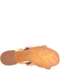 Born Springs Suede Flower Ornament Banded Slingback Dress Sandals
