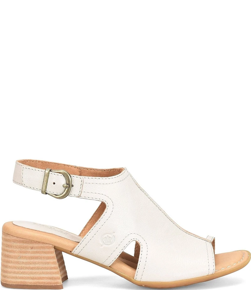 Born Swinton Leather Slingback Sandals