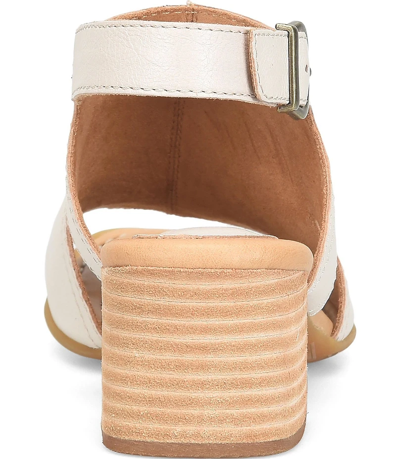 Born Swinton Leather Slingback Sandals