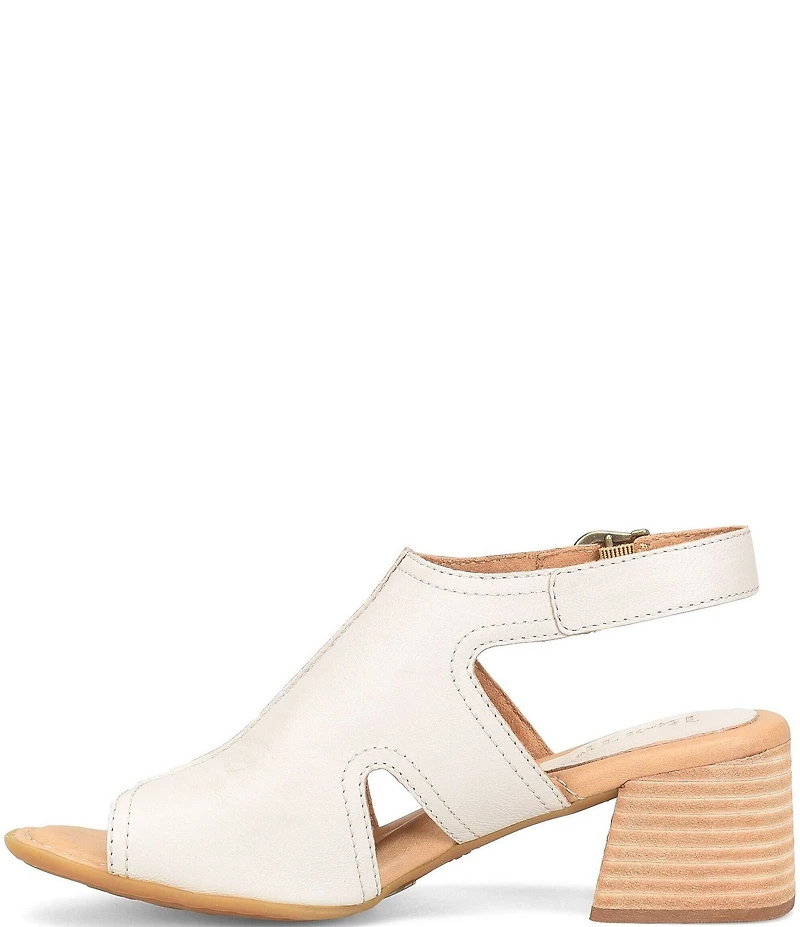 Born Swinton Leather Slingback Sandals