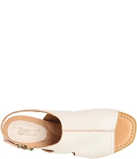 Born Swinton Leather Slingback Sandals