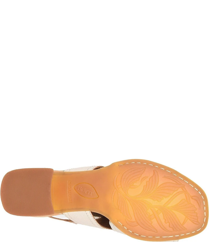 Born Swinton Leather Slingback Sandals
