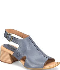 Born Swinton Leather Slingback Sandals