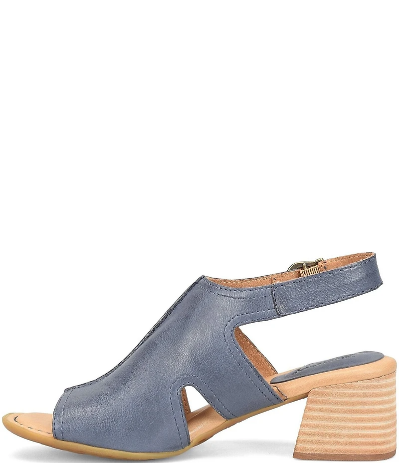 Born Swinton Leather Slingback Sandals