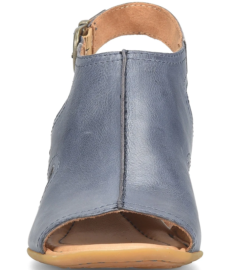 Born Swinton Leather Slingback Sandals