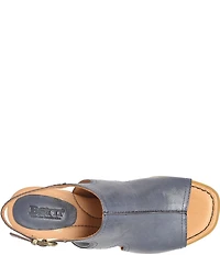 Born Swinton Leather Slingback Sandals