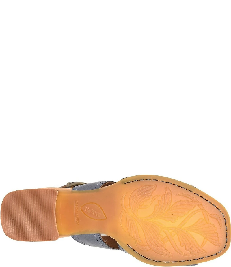 Born Swinton Leather Slingback Sandals