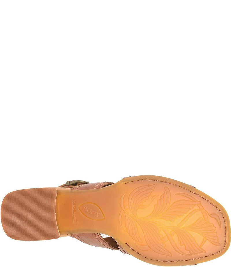 Born Swinton Leather Slingback Sandals