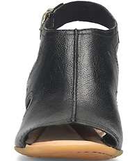 Born Swinton Leather Slingback Sandals