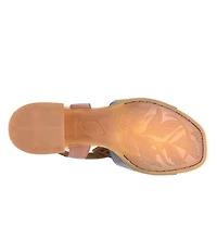 Born Sylvie Leather Peep Toe Slingback Shooties