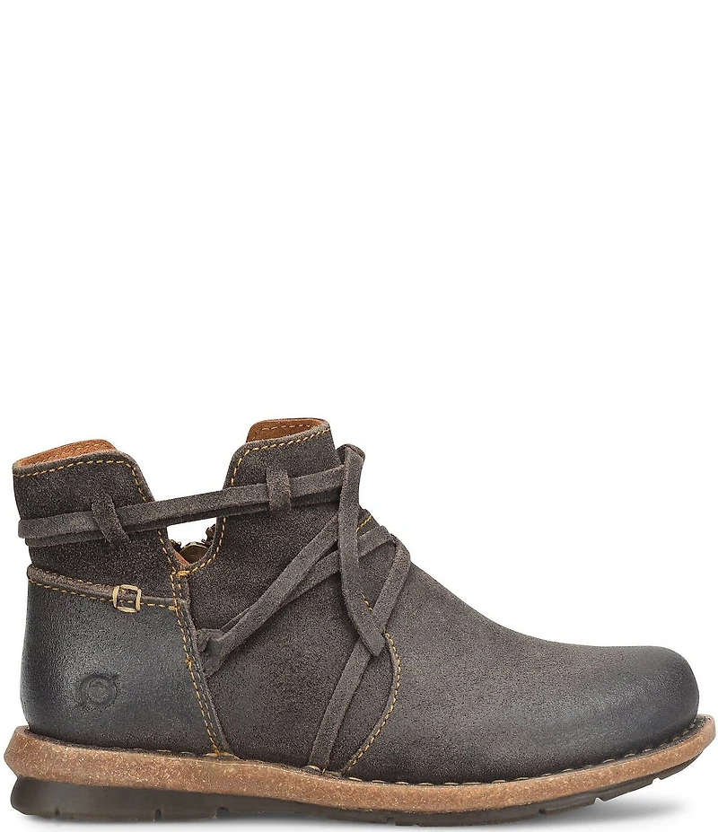 Born Tarkiln Leather Wrap Booties