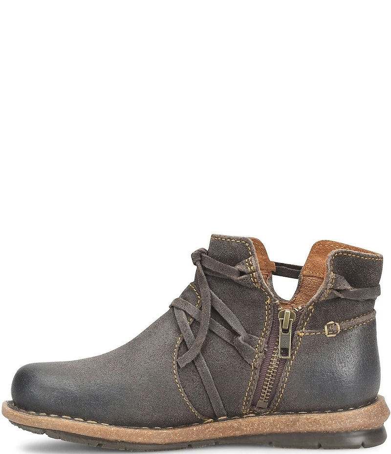 Born Tarkiln Leather Wrap Booties