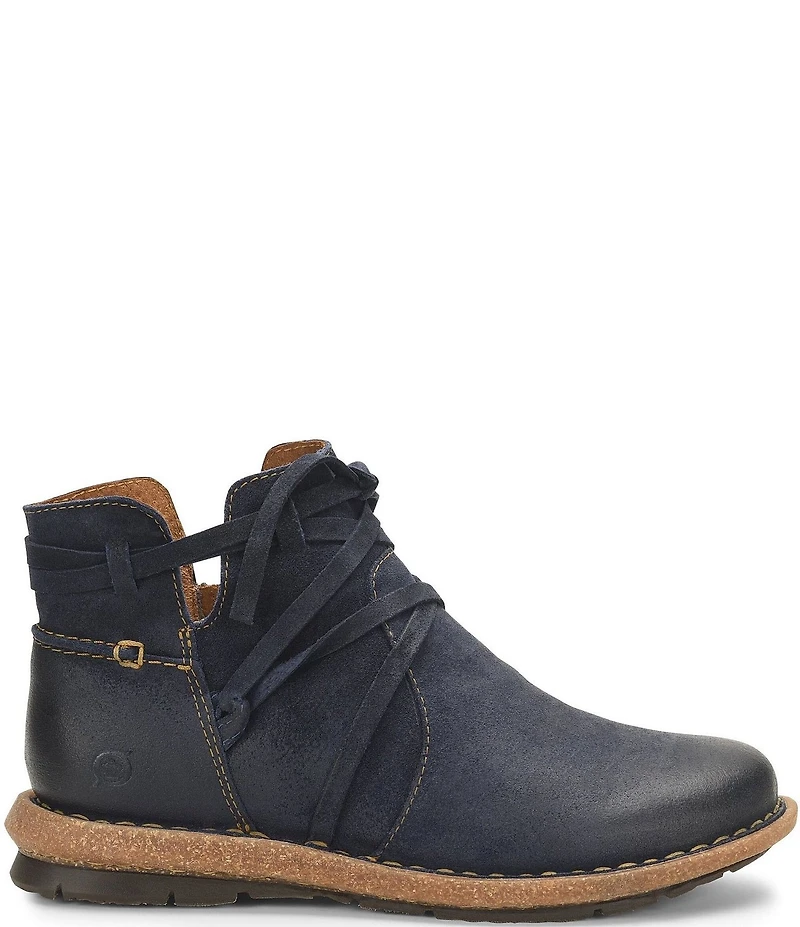 Born Tarkiln Leather Wrap Booties