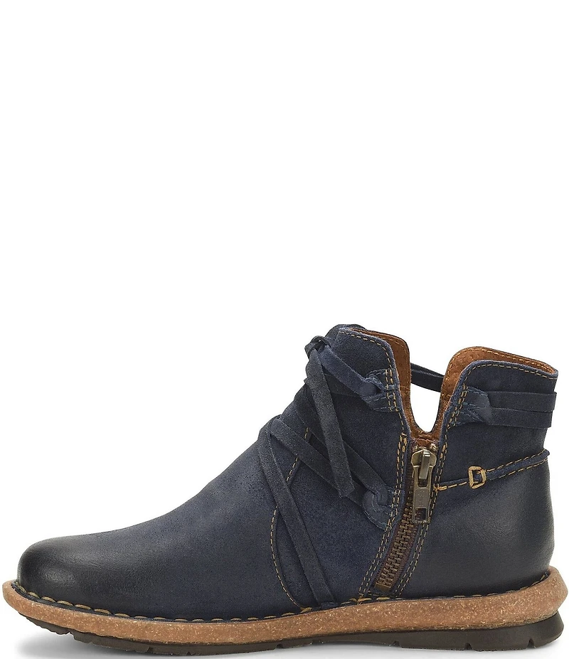 Born Tarkiln Leather Wrap Booties