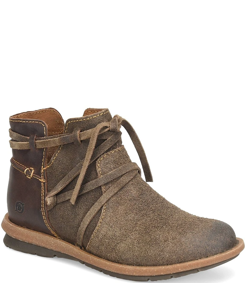 Born Tarkiln Leather Wrap Booties