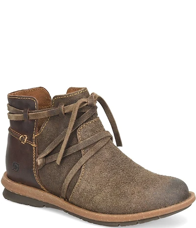 Born Tarkiln Leather Wrap Booties